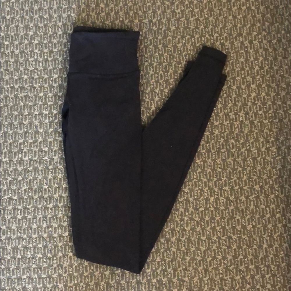 lulu lemon full length black leggings